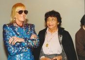 Marta Minujín y Olga Orozco