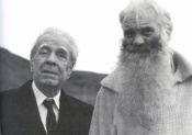 Borges con sacerdote pagano Borges con sacerdote pagano