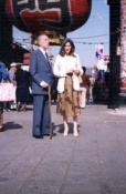Borges y María Kodama en Japón