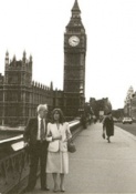 Borges y María Kodama en Londres