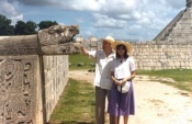 Borges y María Kodama en México Borges y María Kodama en México