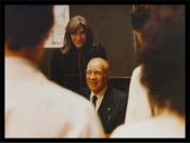 Borges y María Kodama en Buenos Aires Borges y María Kodama en Buenos Aires