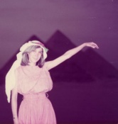María Kodama en Egipto María Kodama en Egipto
