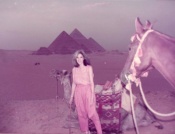 María Kodama en Egipto María Kodama en Egipto