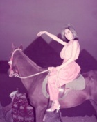 María Kodama en Egipto María Kodama en Egipto