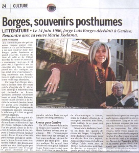 Borges, souvenirs posthumes